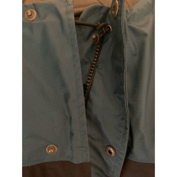 Marmont Men's XL Teal/Black Gore-Tex Packable w/Bag Windbreaker Hooded Jacket - Picture 9 of 12